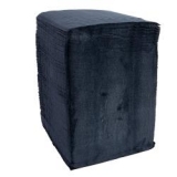 Premium Beverage Napkin, Black, 2-ply