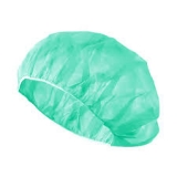 Polypropylene Pancake Bouffant Cap, 24 in, Green, 1000/CT