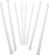 Prime Source® Paper Wrapped Jumbo Straw, Translucent, 7.75", 1/CS/5000