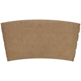 Prime Source Hot Cup Sleeve Paper Fit 8 to 20 oz. 1000 per case.